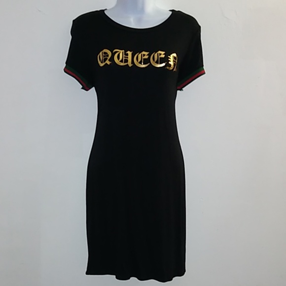 MRT-1030 Dresses & Skirts - NWOT Junior's Queen Monogrammed Midi Dress